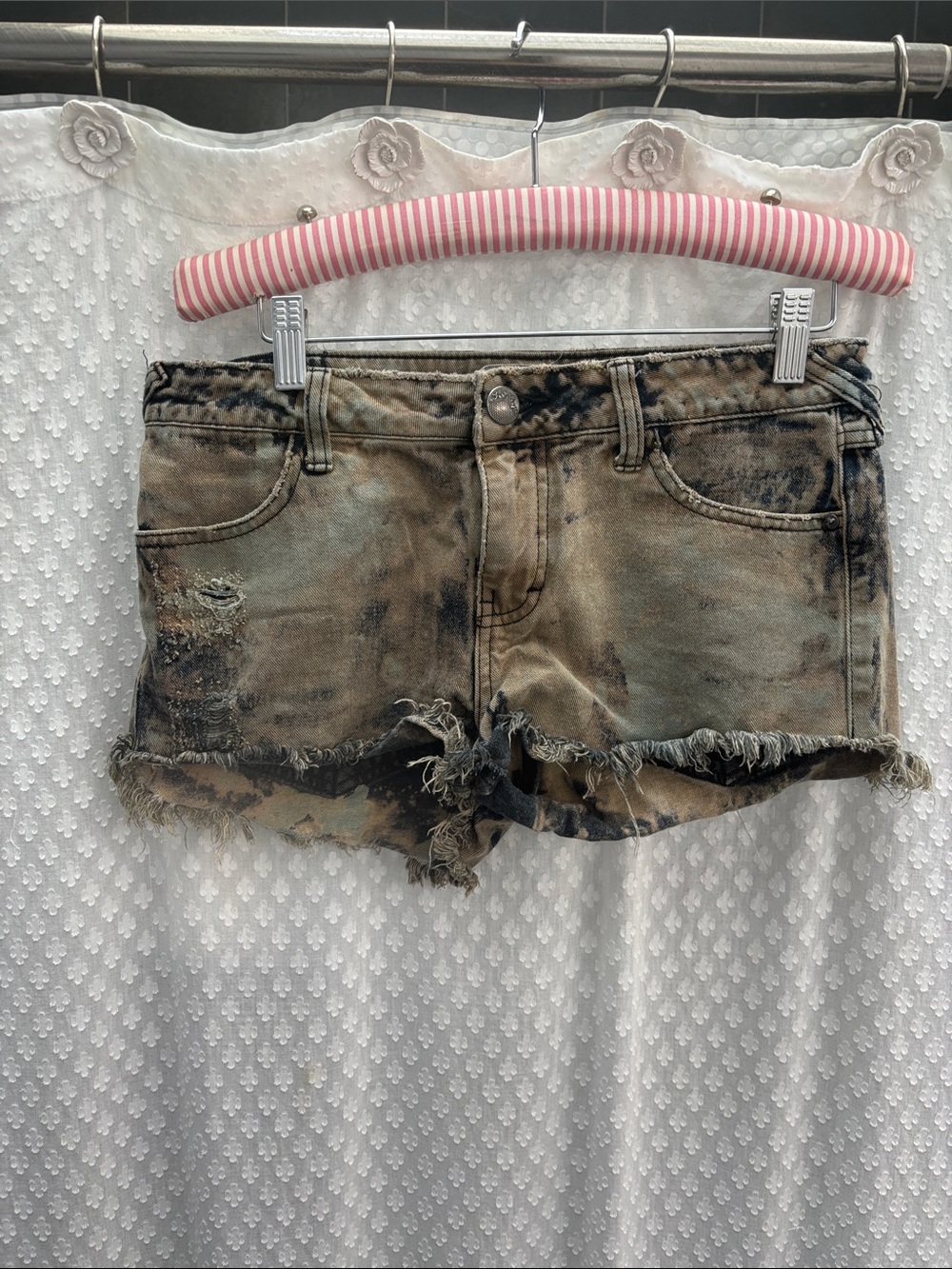 Free people tie dye shorts